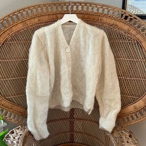 Vintage handmade Mohair Cardigan